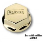Edson Wheel Nut, 1-14, Brass