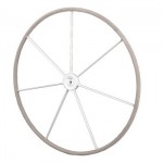 Edson Wheel, Diamond Series 48" Alum w/Comfort Grip Cover - Gray