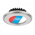 Imtra Current Tri-Color PowerLED - Stainless - Red/Blue/Cool White