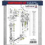 Lofrans Windlass Maintenance Kit for Project 1500