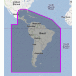 MapMedia Jeppesen Vector Megawide - South America And USA Gulf Coast