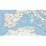 Mapmedia Raster Wide - Mediterranean Sea - West
