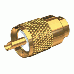 Shakespeare PL-259-8X-G Solder-Type Connector with UG176 Adapter
