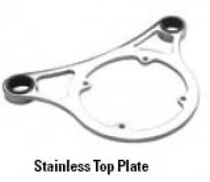 Edson Stainless Guard Top Plate - 1-1/8 Tube - 6-7/8" Bowl