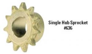 Edson Single Hub Sprocket - 11 Teeth for 50 Chain