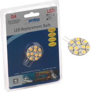 Imtra X-Beam LED Bulb - 1.6W - Directional - G4 Side Pin - Blue/Cool White