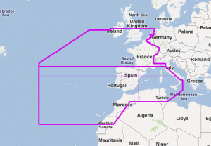 MapMedia Jeppesen Vector Megawide - West European Coasts And West Med.
