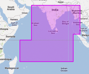 MapMedia Jeppesen Vector Megawide - Indian Ocean