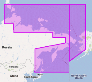 MapMedia Jeppesen Vector Megawide - Russian Federation - North East