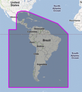 MapMedia Jeppesen Vector Megawide - South America And USA Gulf Coast