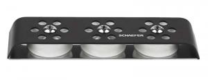 Schaefer 704-81 Deck Organizer - Triple - Aluminum