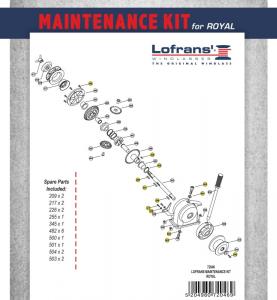 Lofrans Windlass Maintenance Kit for Royal