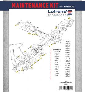 Lofrans Windlass Maintenance Kit for Falkon