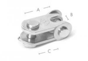 Hayn Double Jaw Toggle - 1/2" Pin; Short w/1-11/16" PCL